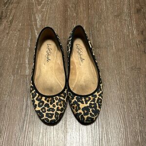 Lifestride Womens Size 7.5w Leopard